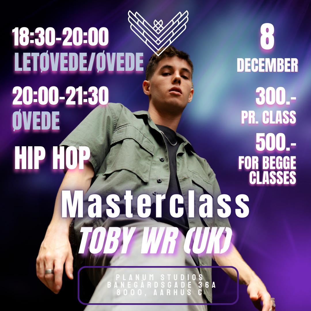 Workshops med Toby 8. dec.
