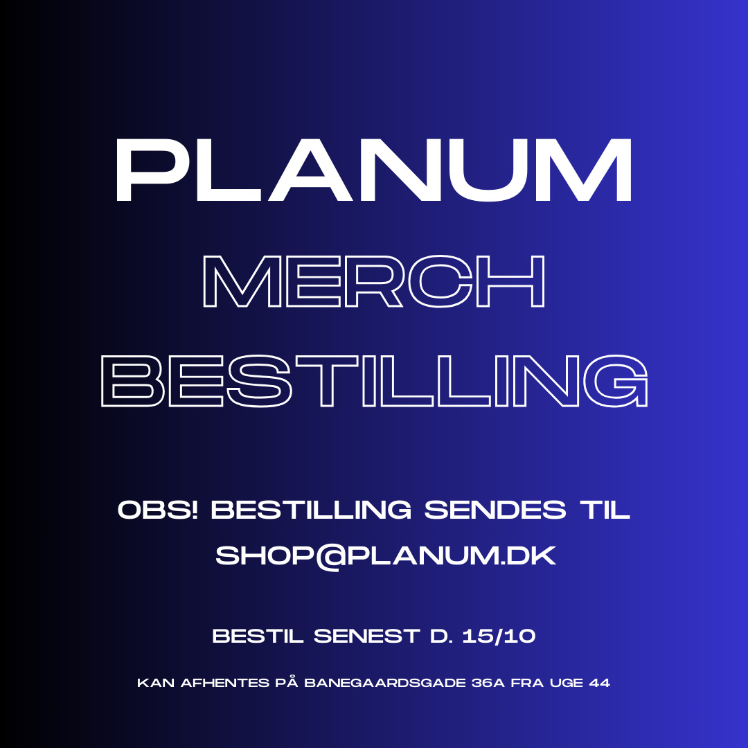 Planum Merch med logo-tryk